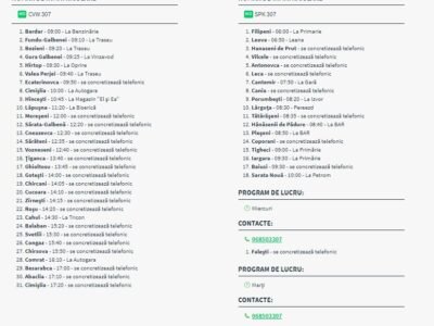Preluam colete şi pasageri din următoarele localităţi ale Italiei