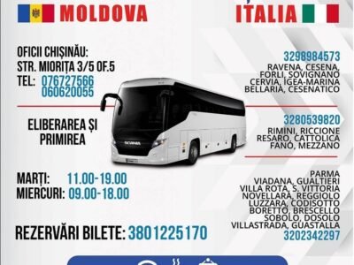 Transport pasageri şi colete din Italia