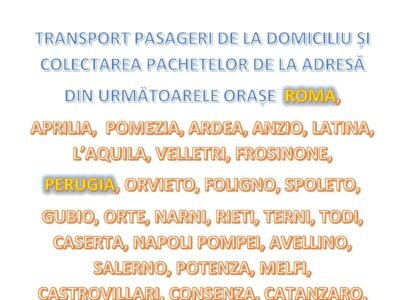 Agentie turism, transport persoane Moldova-Italia