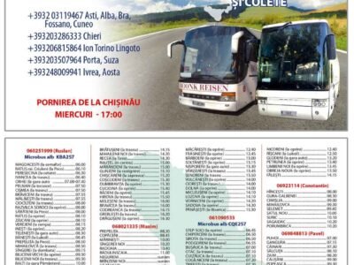 TorinoTrans. Transport colete şi pasageri Italia Moldova Italia