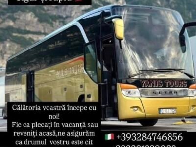 Transport colete şi pasageri Italia Moldova Italia