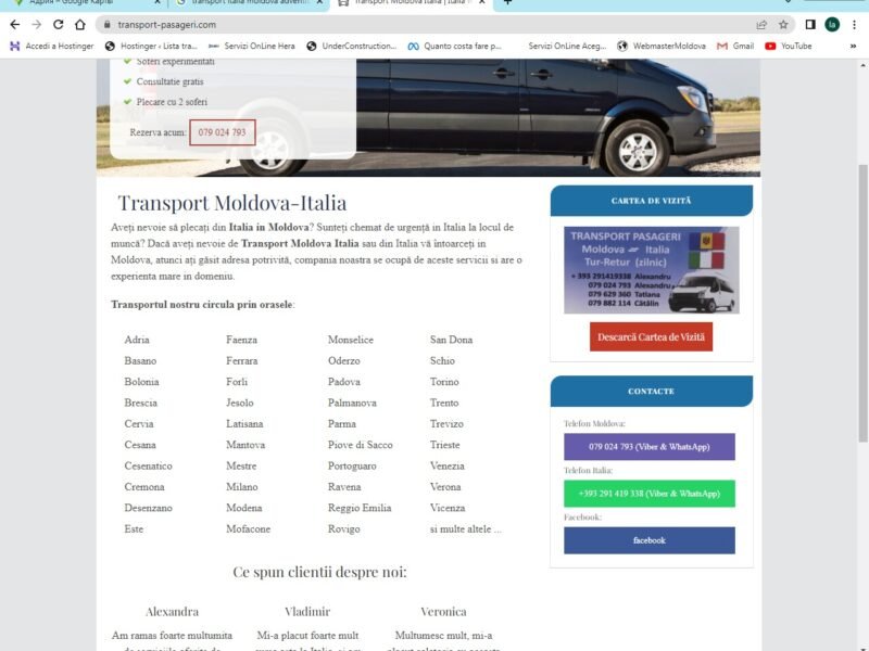 Transport pasageri, auto pe platformă