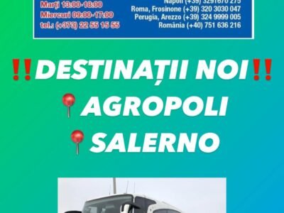 Transport Italia Moldova. Colete şi pasageri. ConfortViaggi