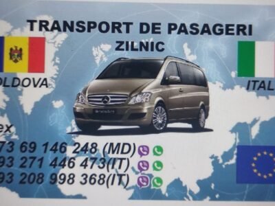 Zilnic. Italia - Moldova - Italia. Nordul Italiei