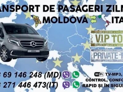 Zilnic. Italia - Moldova - Italia. Nordul Italiei