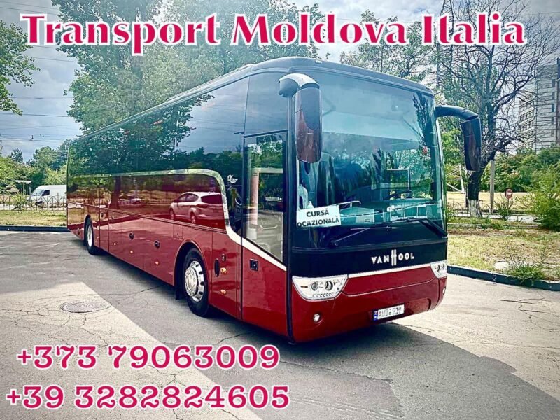 Transport de colete şi pasageri Italia Moldova