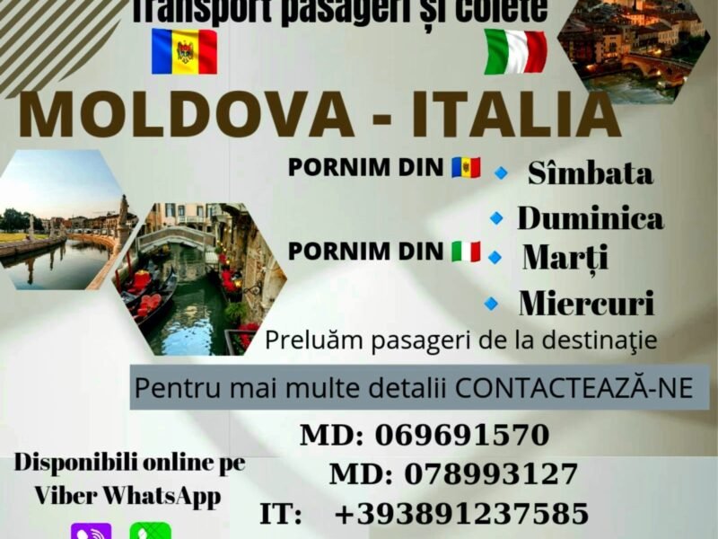 Marţi, miercuri Italia Moldova