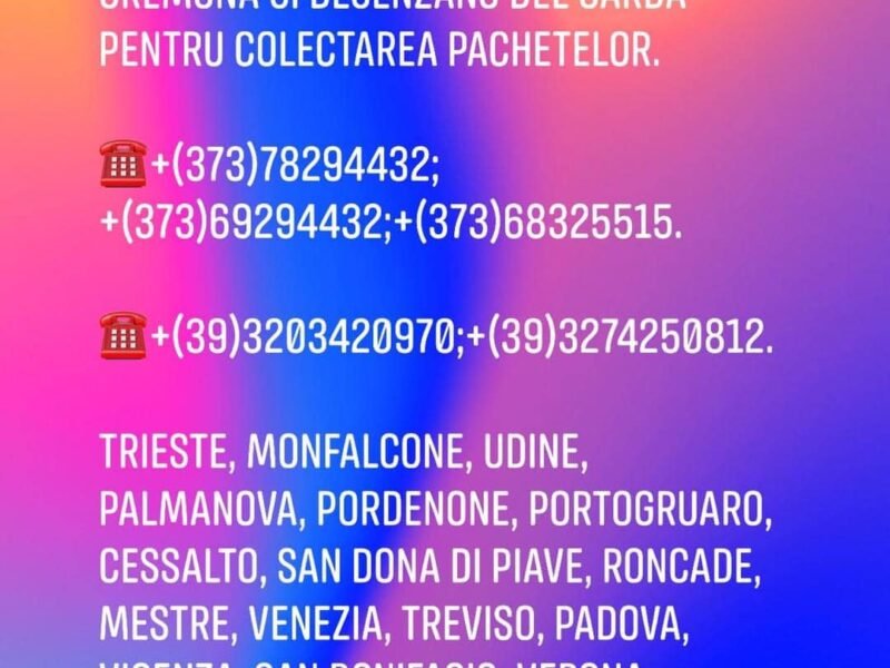 Joi Italia-Moldova. Colete şi pasageri. Grand Tour