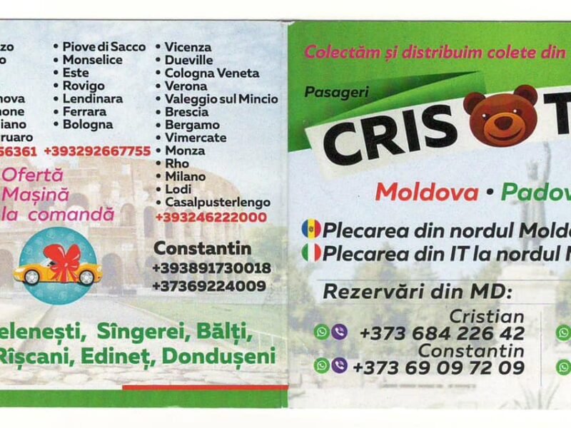 Serviciul de transport pasageri și colete