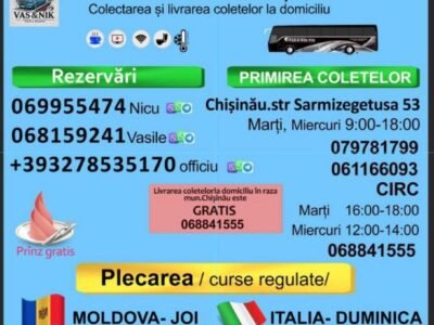 Transport pasageri şi colete. Frigider. Platformă.