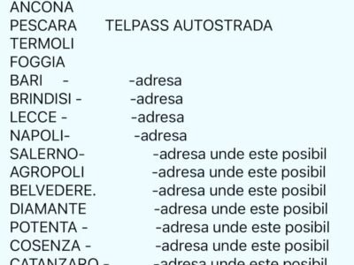 Nyoanina Transport Italia Romania Moldova. Plecare Luni, Vineri