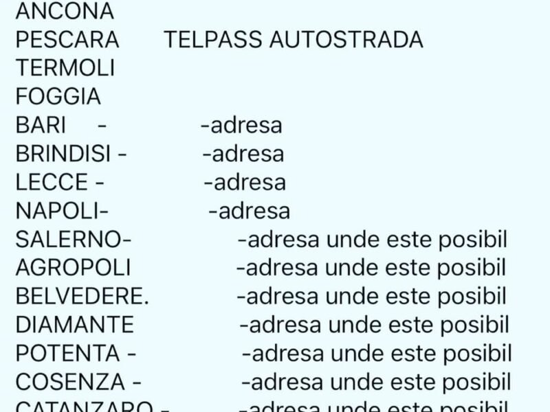 Nyoanina Transport Italia Romania Moldova. Plecare Luni, Vineri