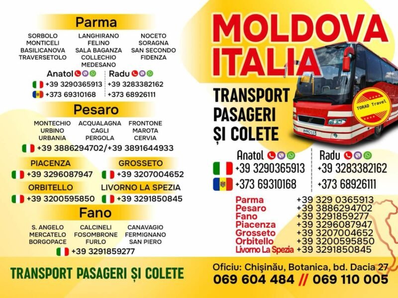 ToRad Travel. Transport colete, pasageri. Frigider